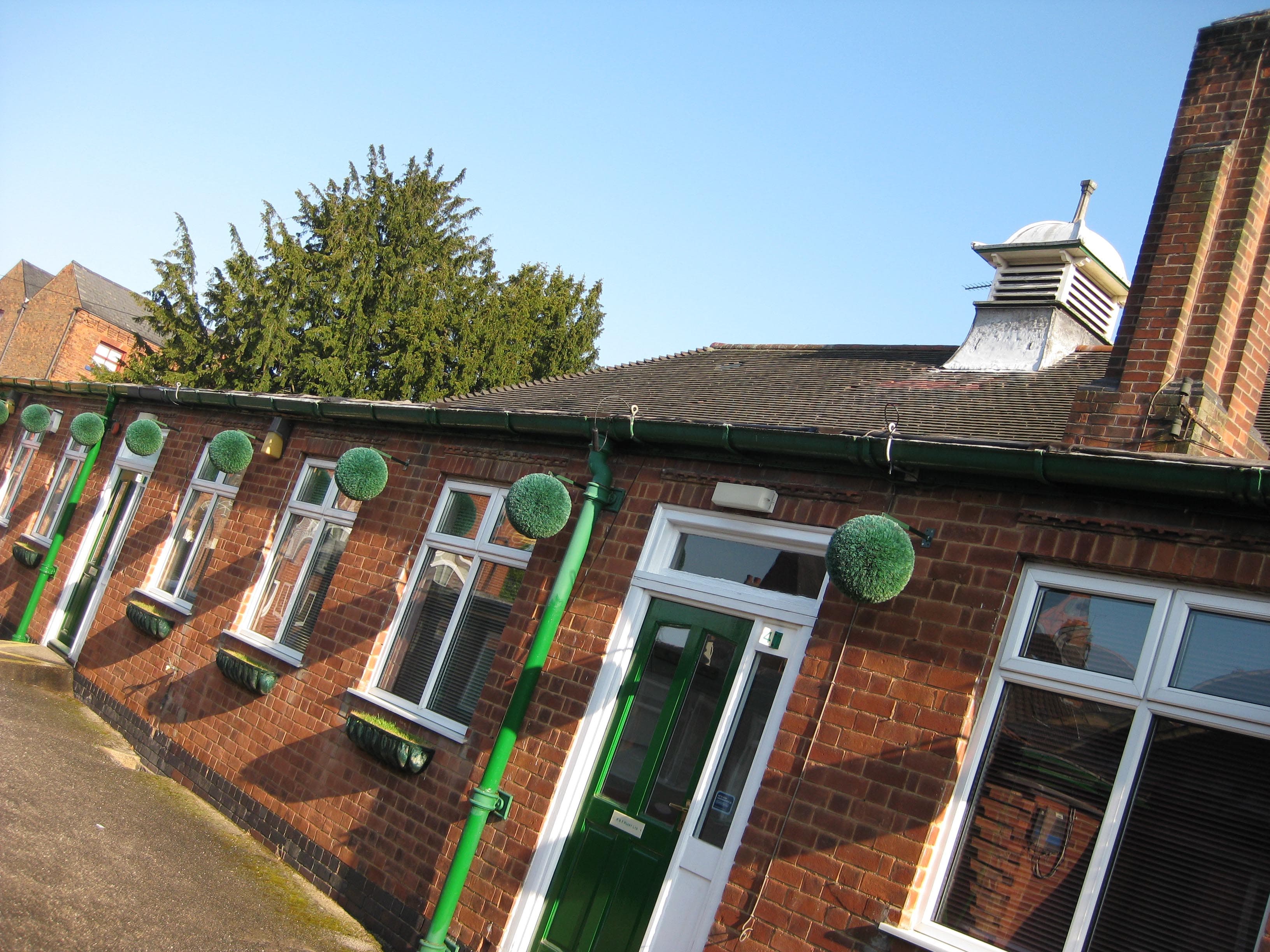 Car park view Car park view