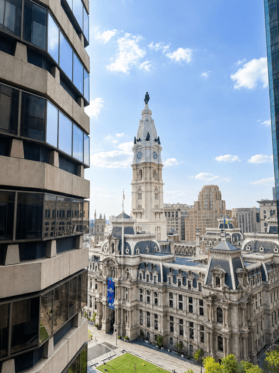 Our office is directly across City Hall! Our office is directly across City Hall!