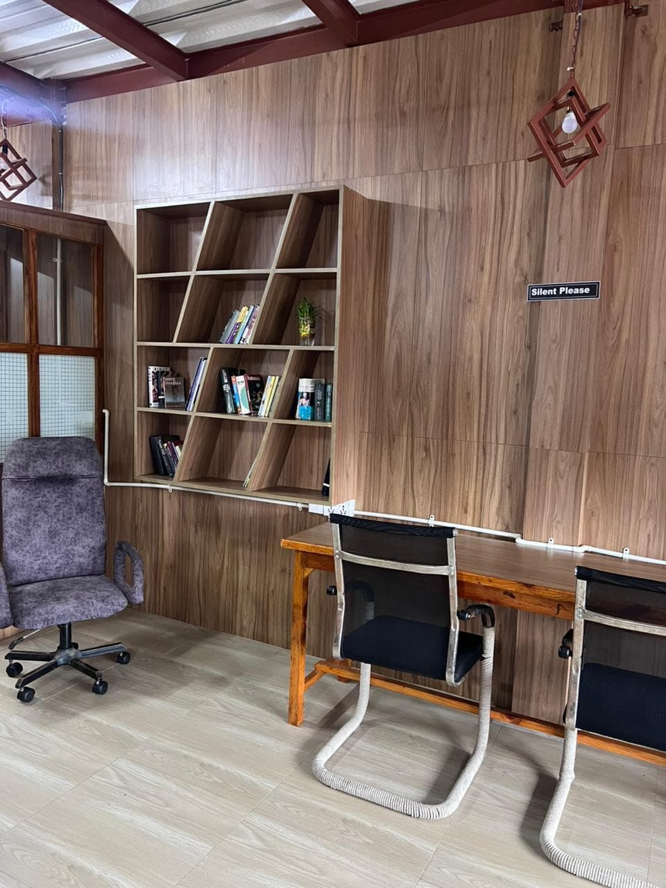 Hot desk area Hot desk area