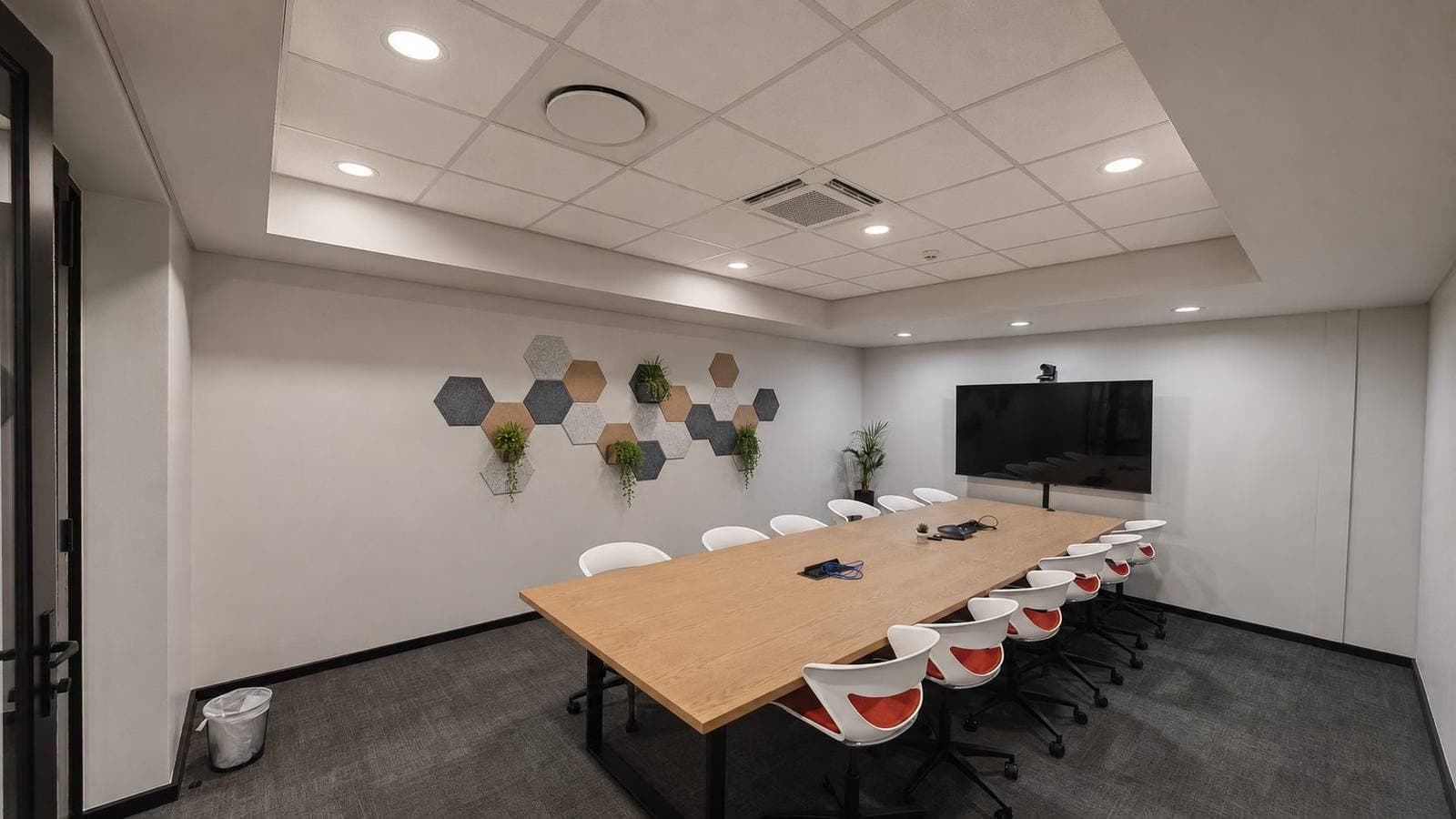 The Village Boardroom — 12-seat meeting space The Village Boardroom — 12-seat meeting space