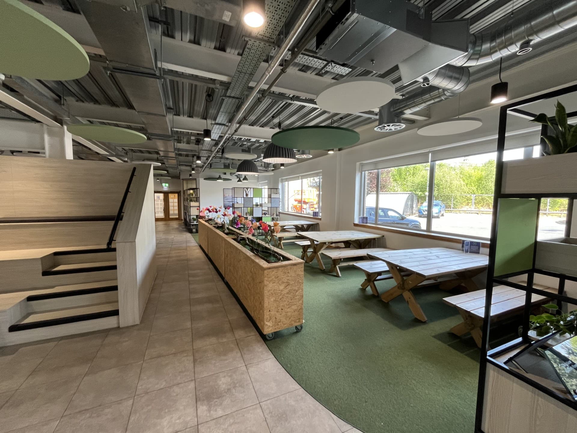 Breakout seating area Breakout seating area