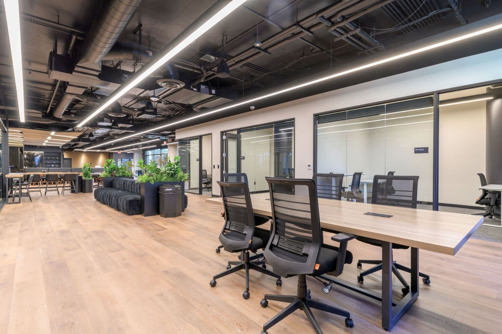 Open coworking area Open coworking area