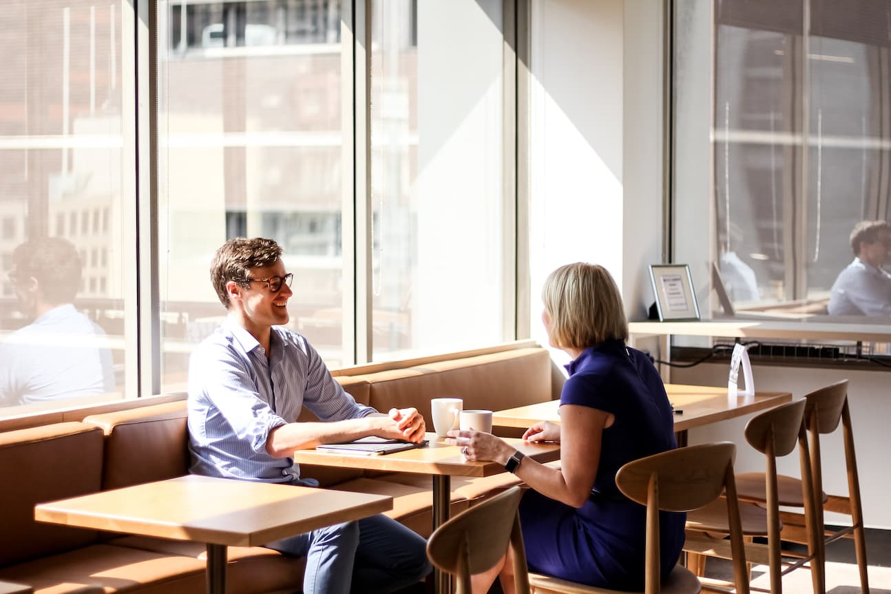 Open plan cafe Open plan cafe