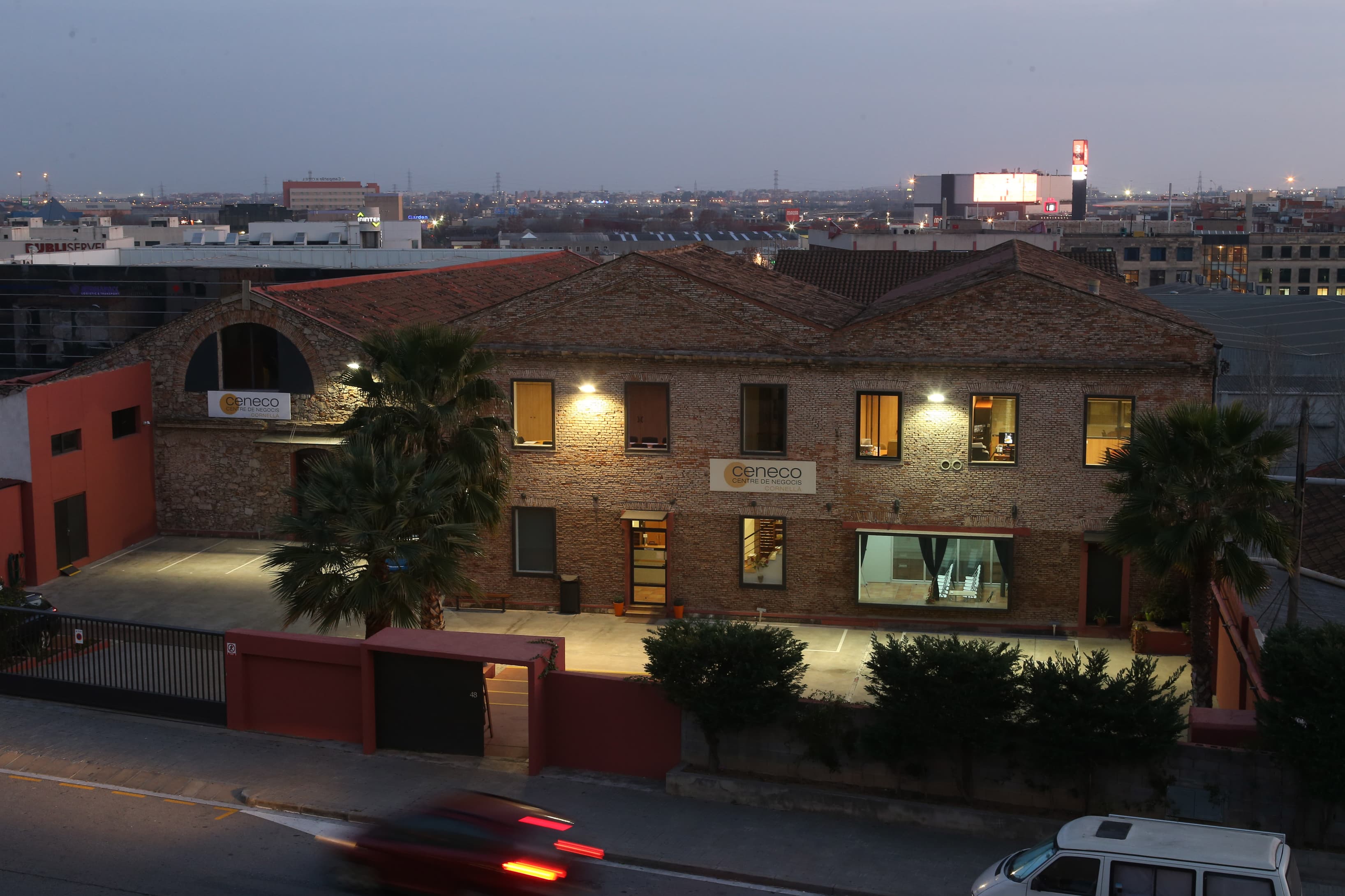 Bisiness center at night Bisiness center at night