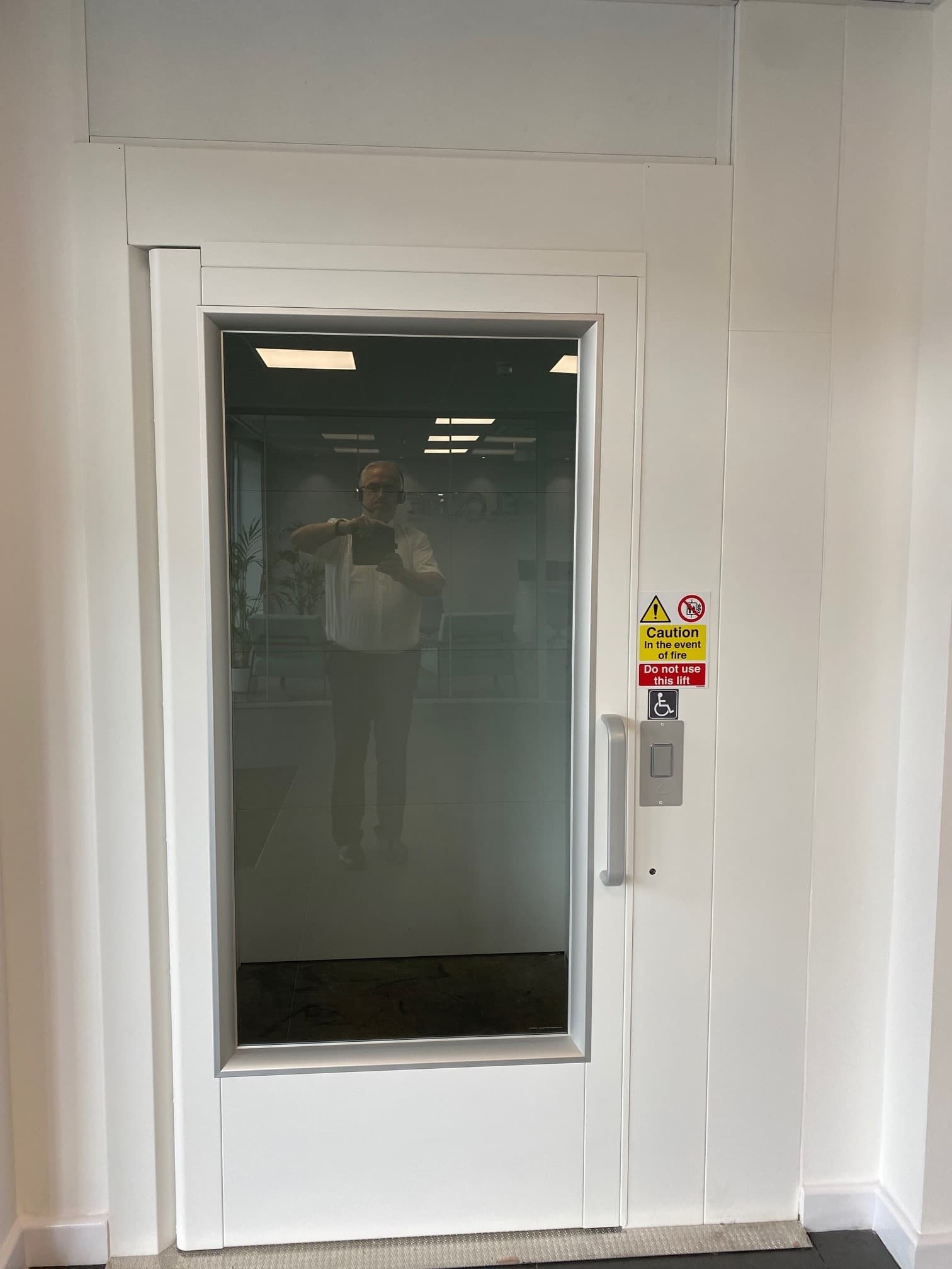 Disabled lift access Disabled lift access