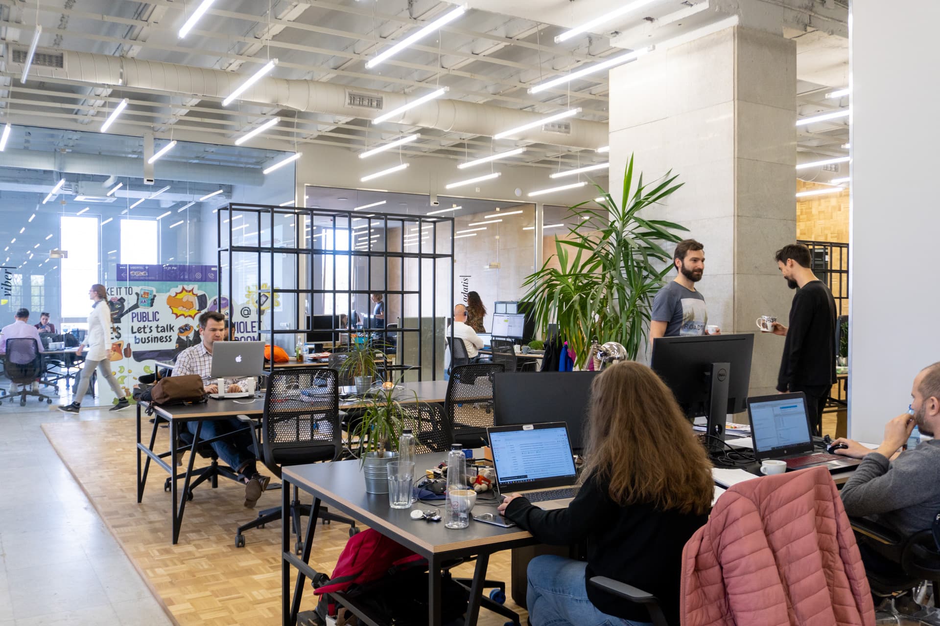 The space is located in a former exhibition space The space is located in a former exhibition space