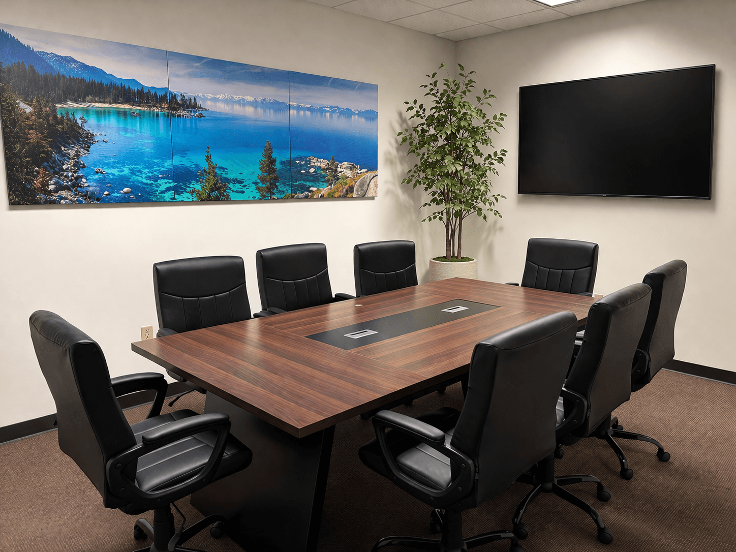 Professional conference room seating 8–10 people, ideal for client meetings, team collaboration, presentations, training sess Professional conference room seating 8–10 people, ideal for client meetings, team collaboration, presentations, training sess