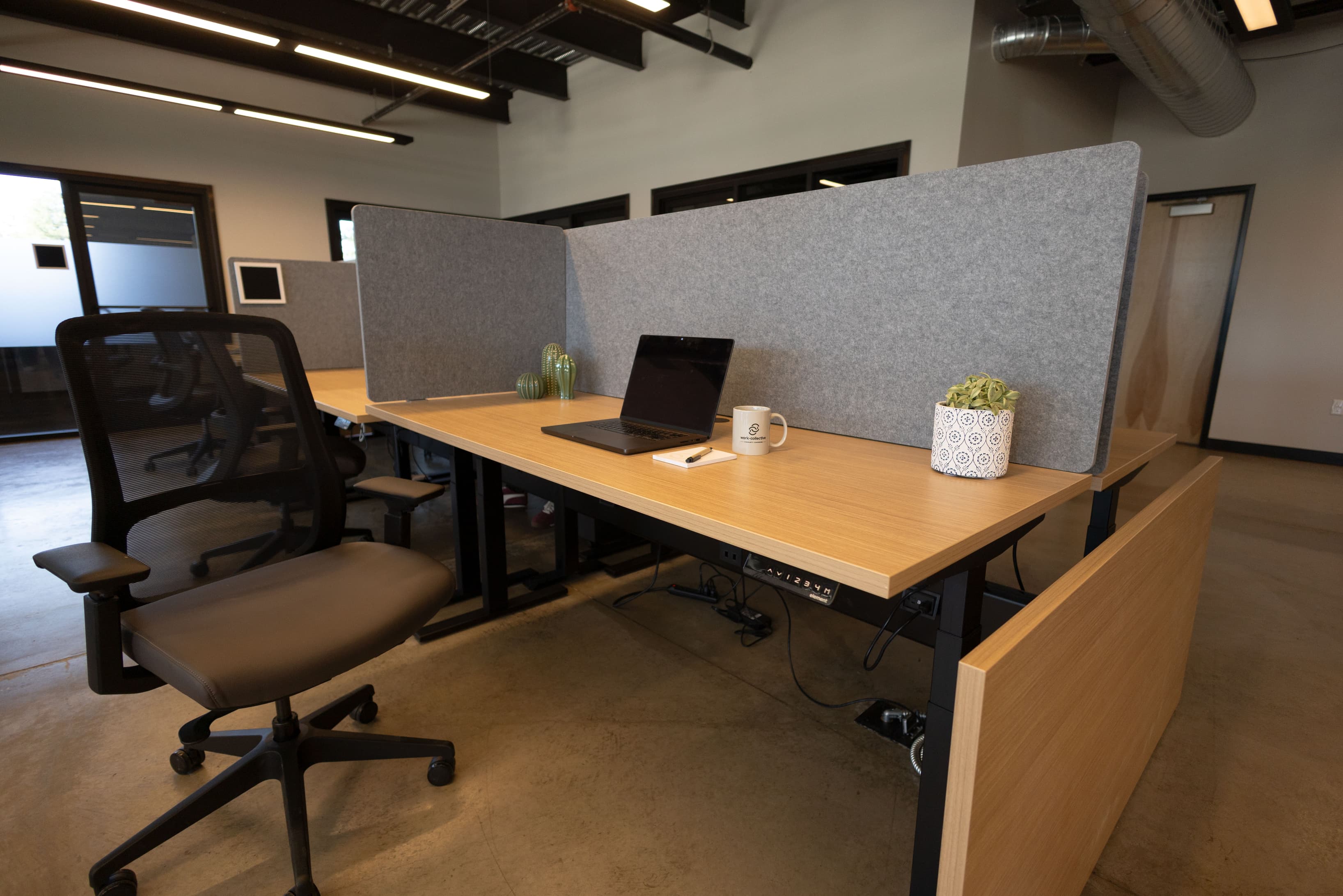 Dedicated desk setup Dedicated desk setup