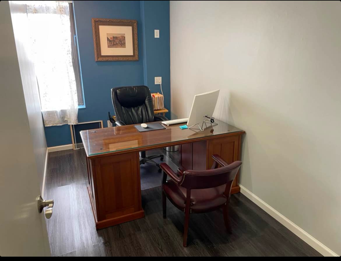 Private office ideal for focused work or client meetings. Private office ideal for focused work or client meetings.