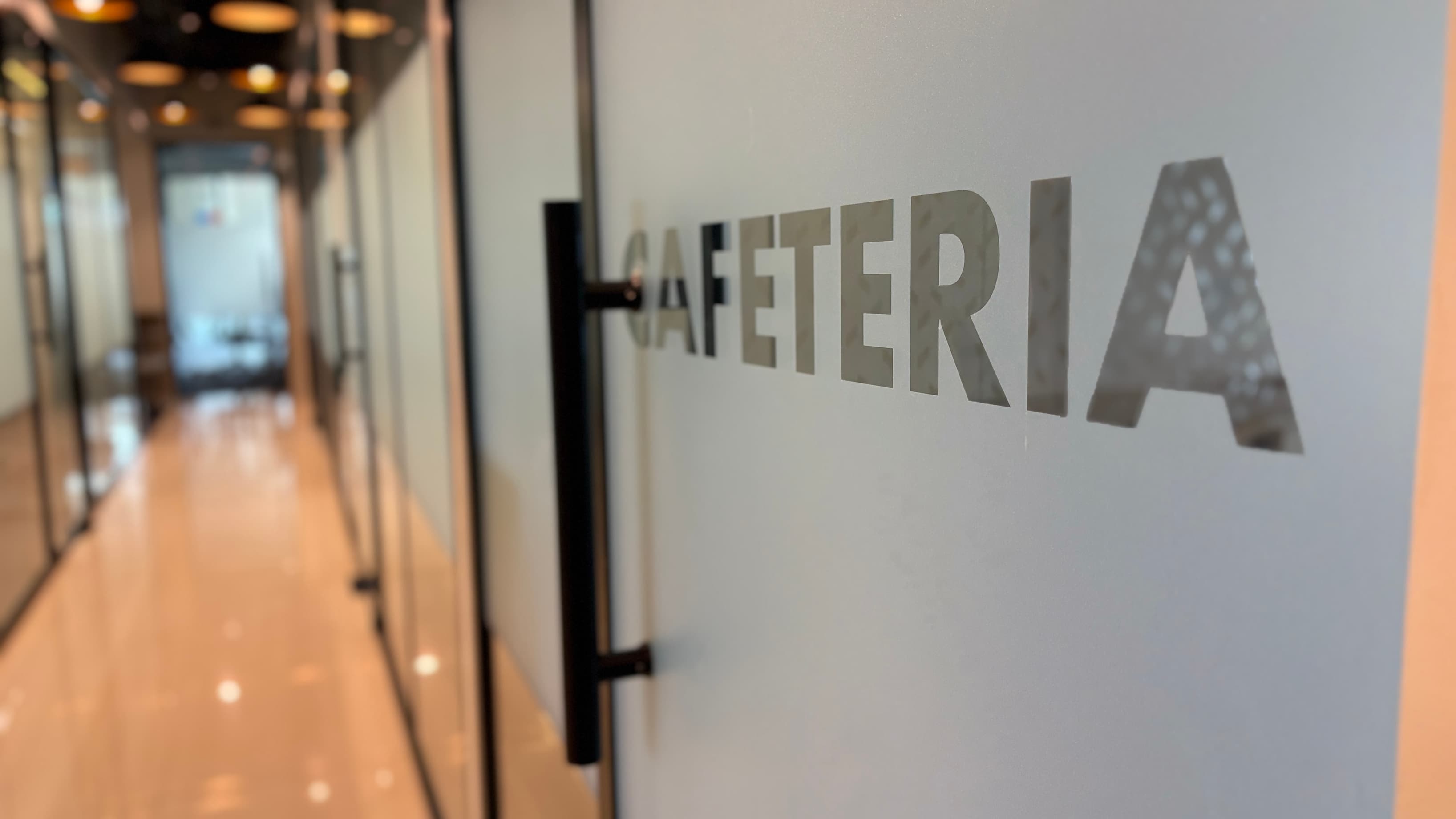 Fuel your hustle and unwind in our spacious cafeteria and breakout zone. Fuel your hustle and unwind in our spacious cafeteria and breakout zone.