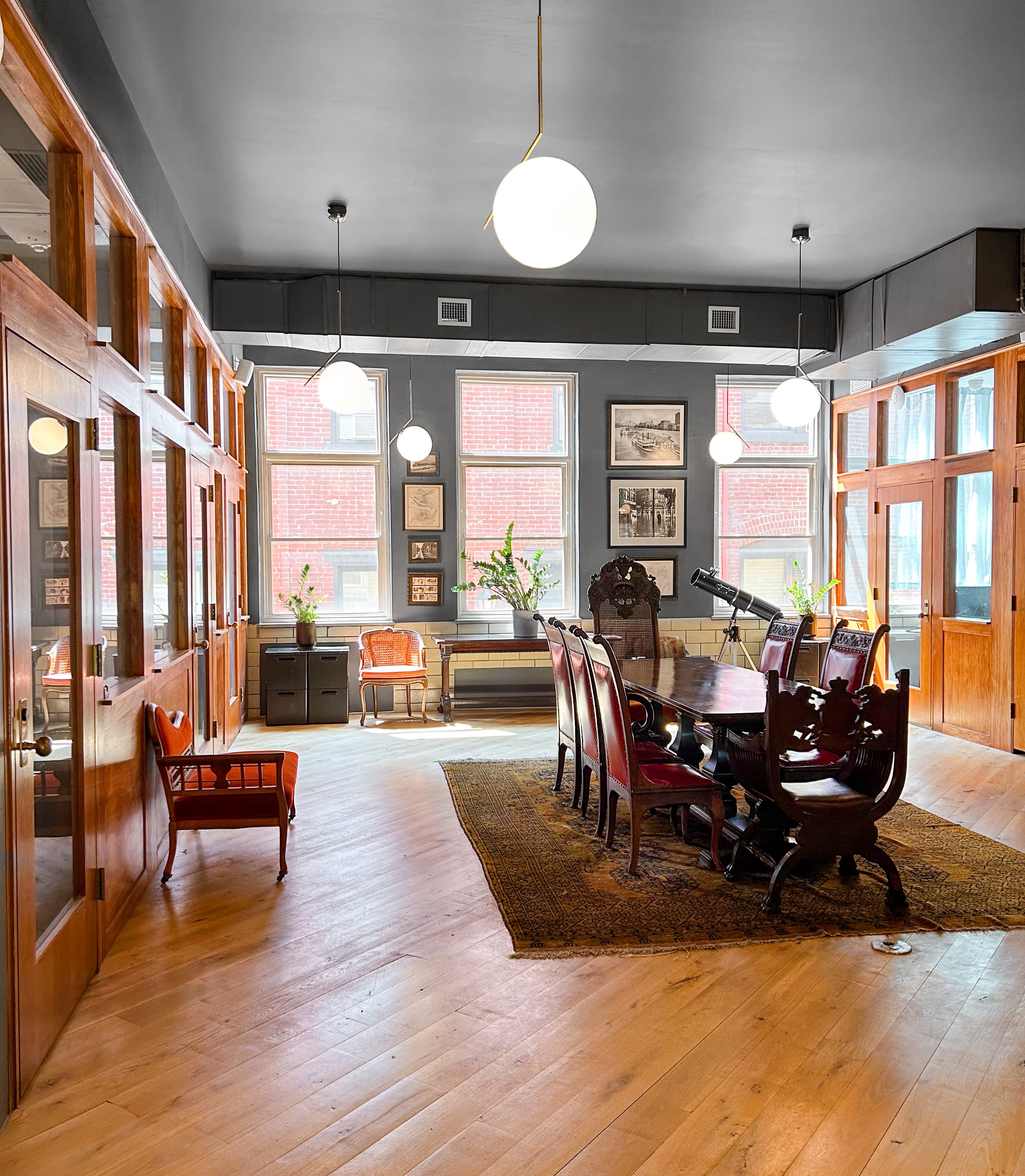 One of five areas of the office and coworking space One of five areas of the office and coworking space