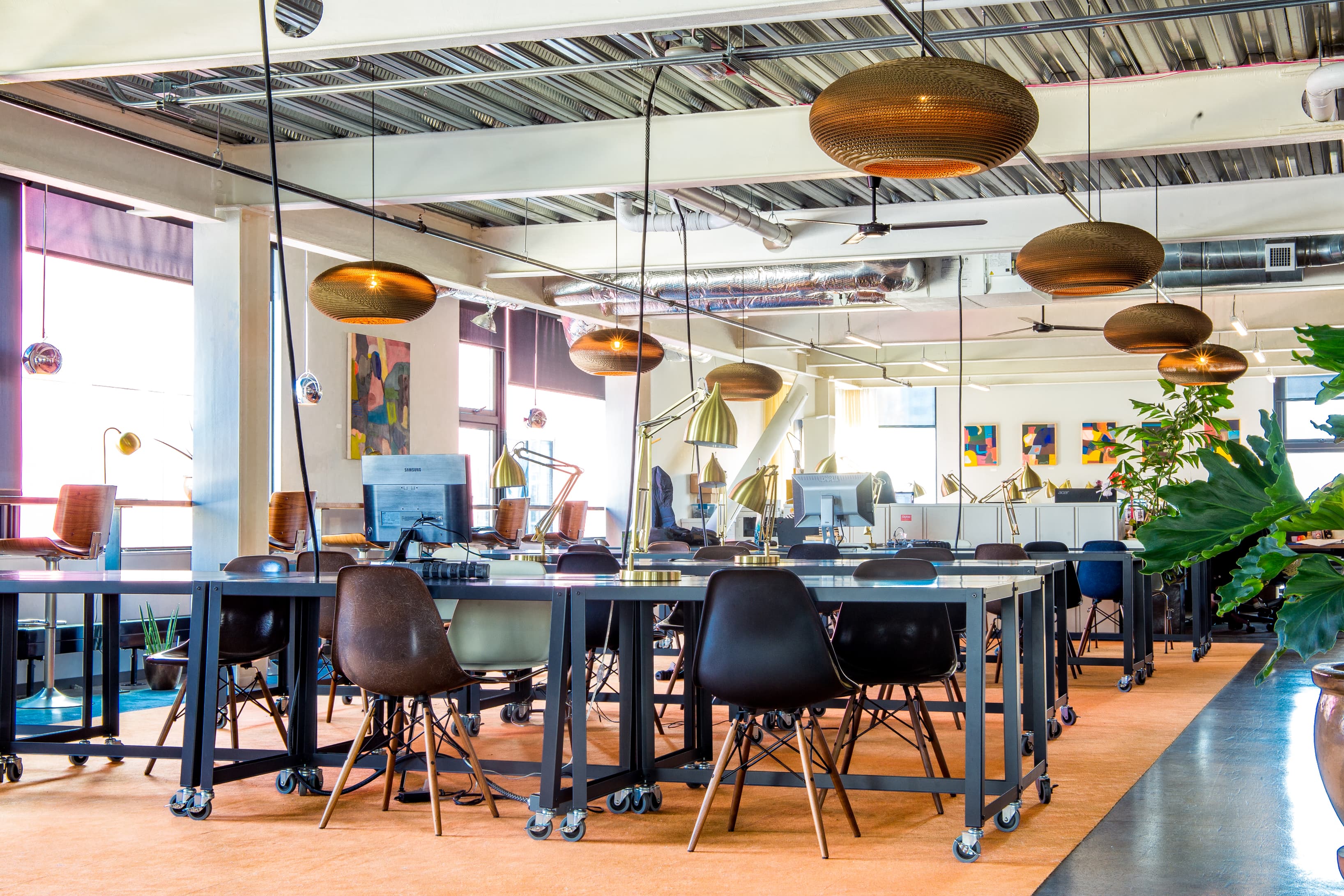 First-come-first-served desks First-come-first-served desks