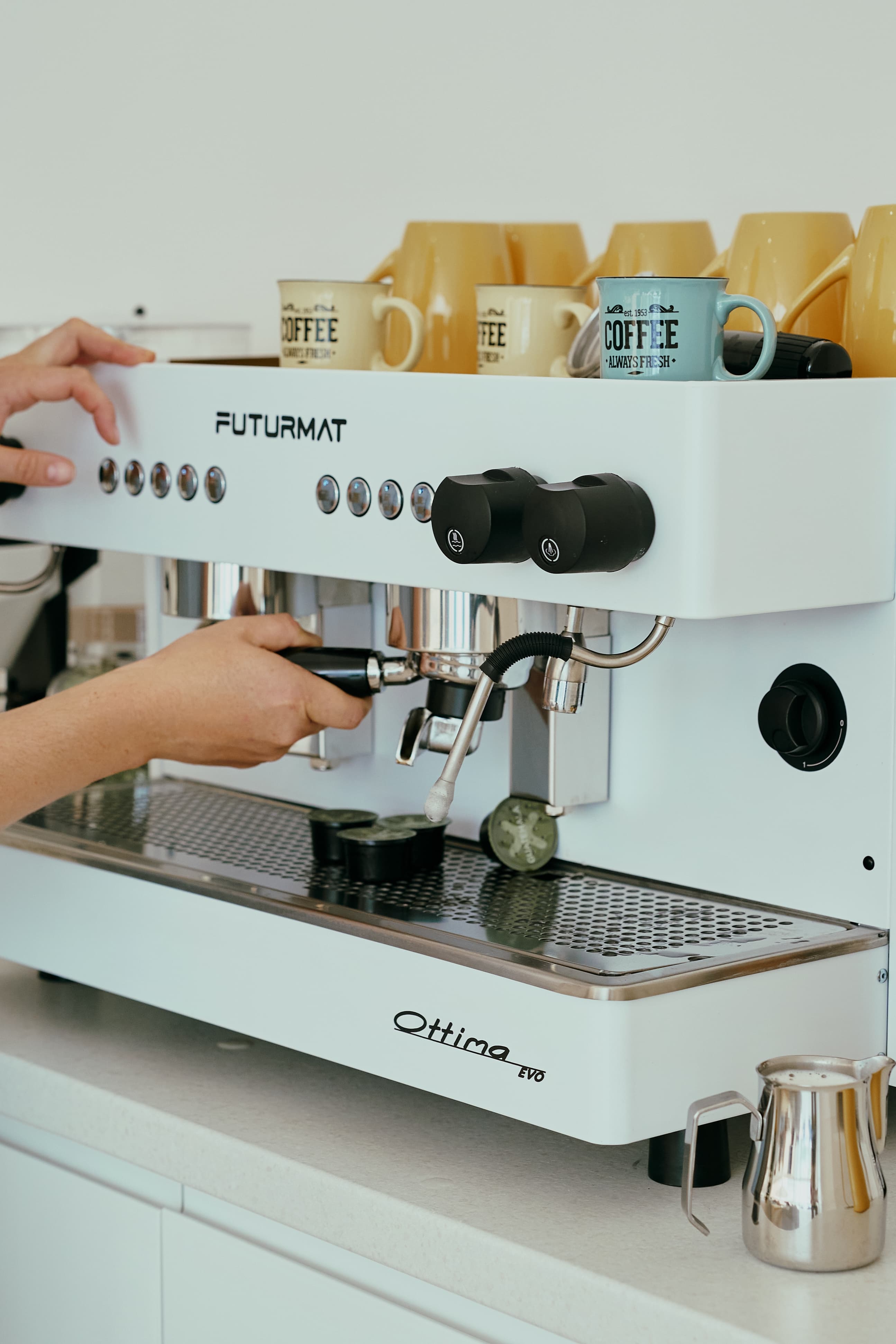 Our coffee machine Our coffee machine