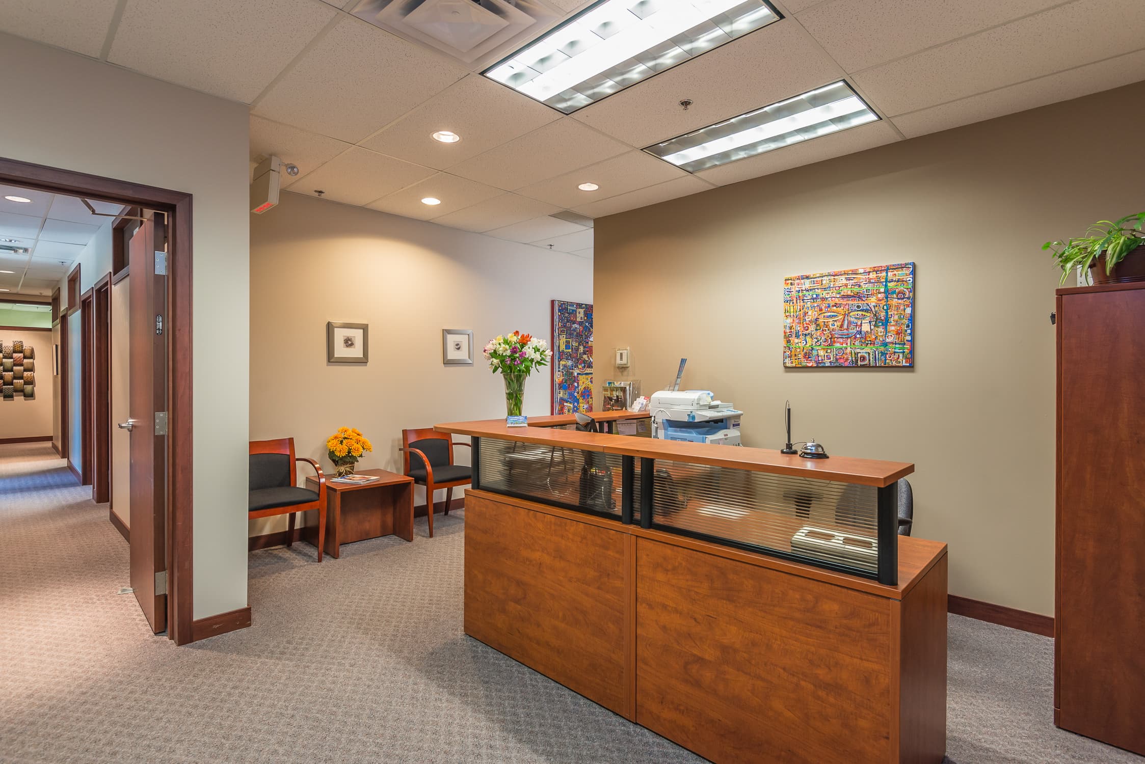 Reception area Reception area