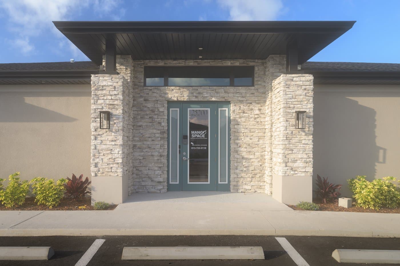 Front entrance: guests ring the doorbell to be let in, and members enter 24/7 with keyless access. Front entrance: guests ring the doorbell to be let in, and members enter 24/7 with keyless access.