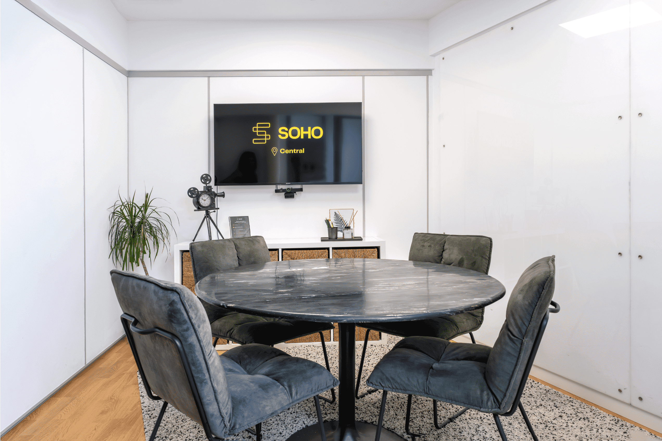 White meeting room White meeting room