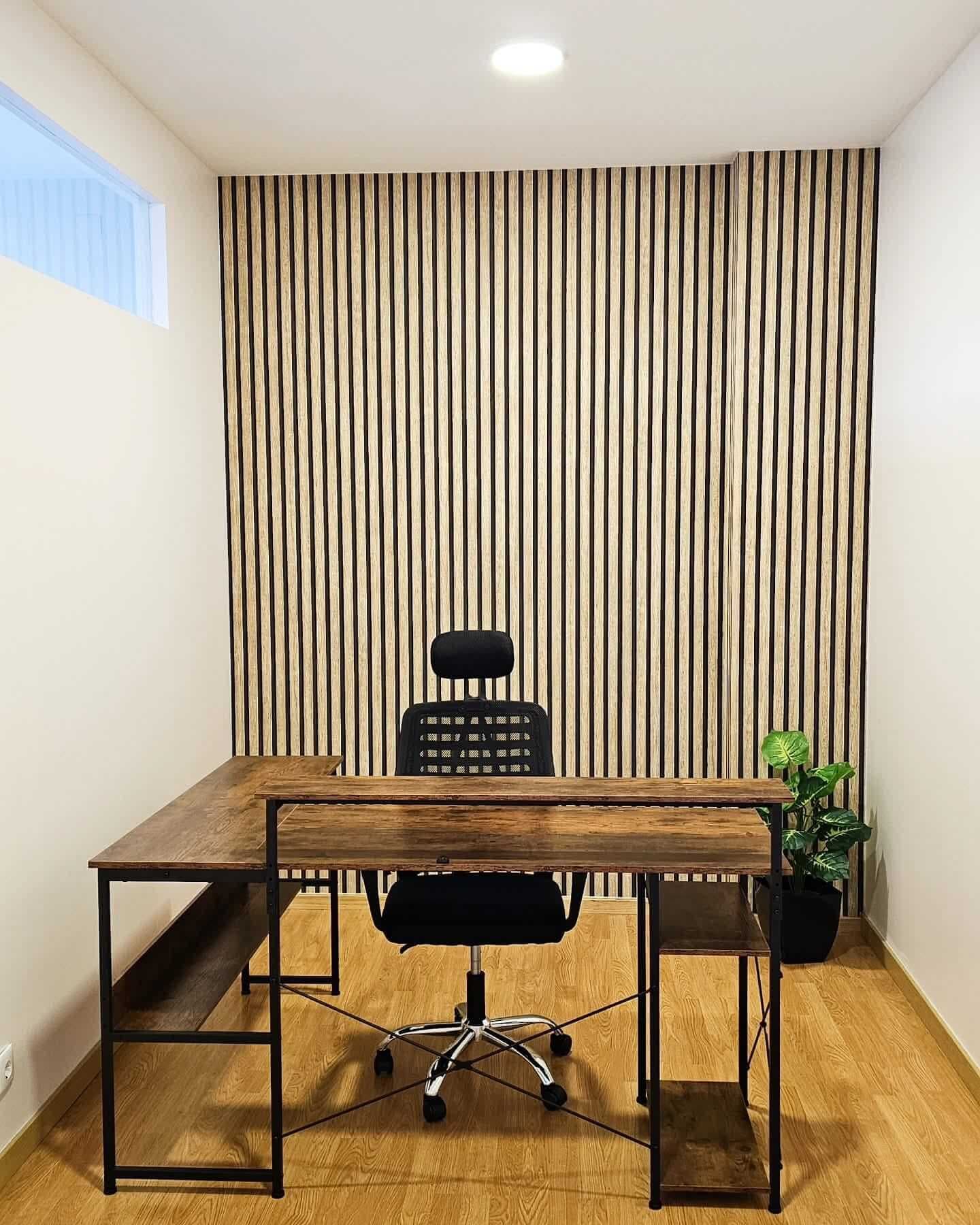 Minimalist private office with a dedicated desk, ergonomic chair, and clean design, offering a quiet and professional working Minimalist private office with a dedicated desk, ergonomic chair, and clean design, offering a quiet and professional working