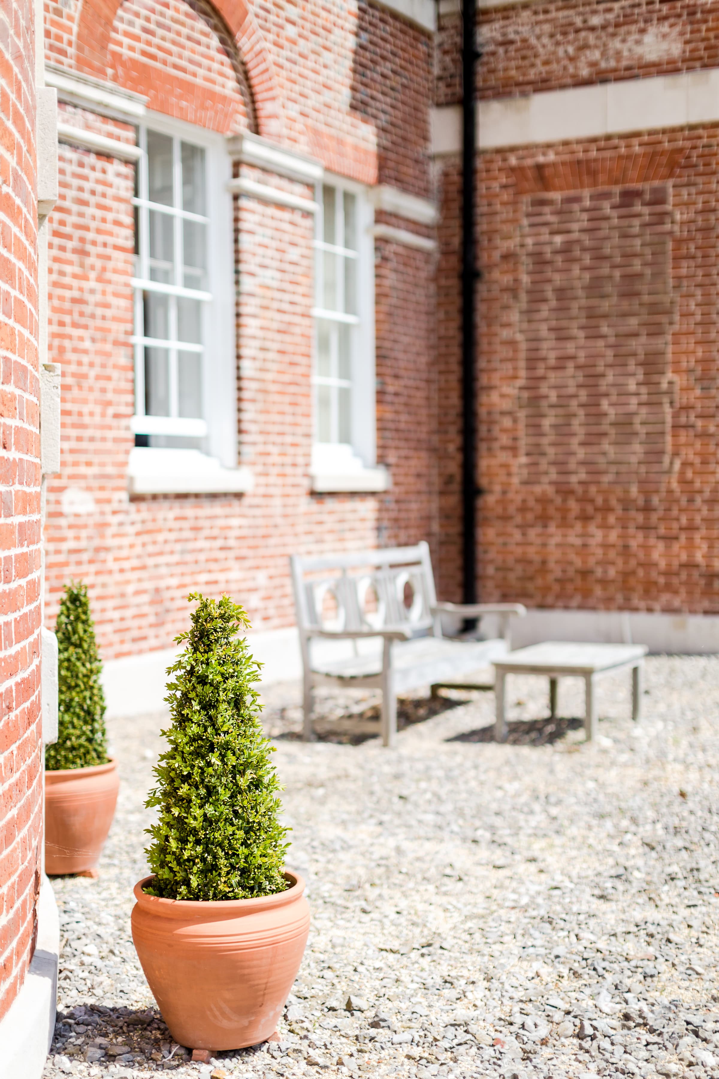 Outside seating Outside seating