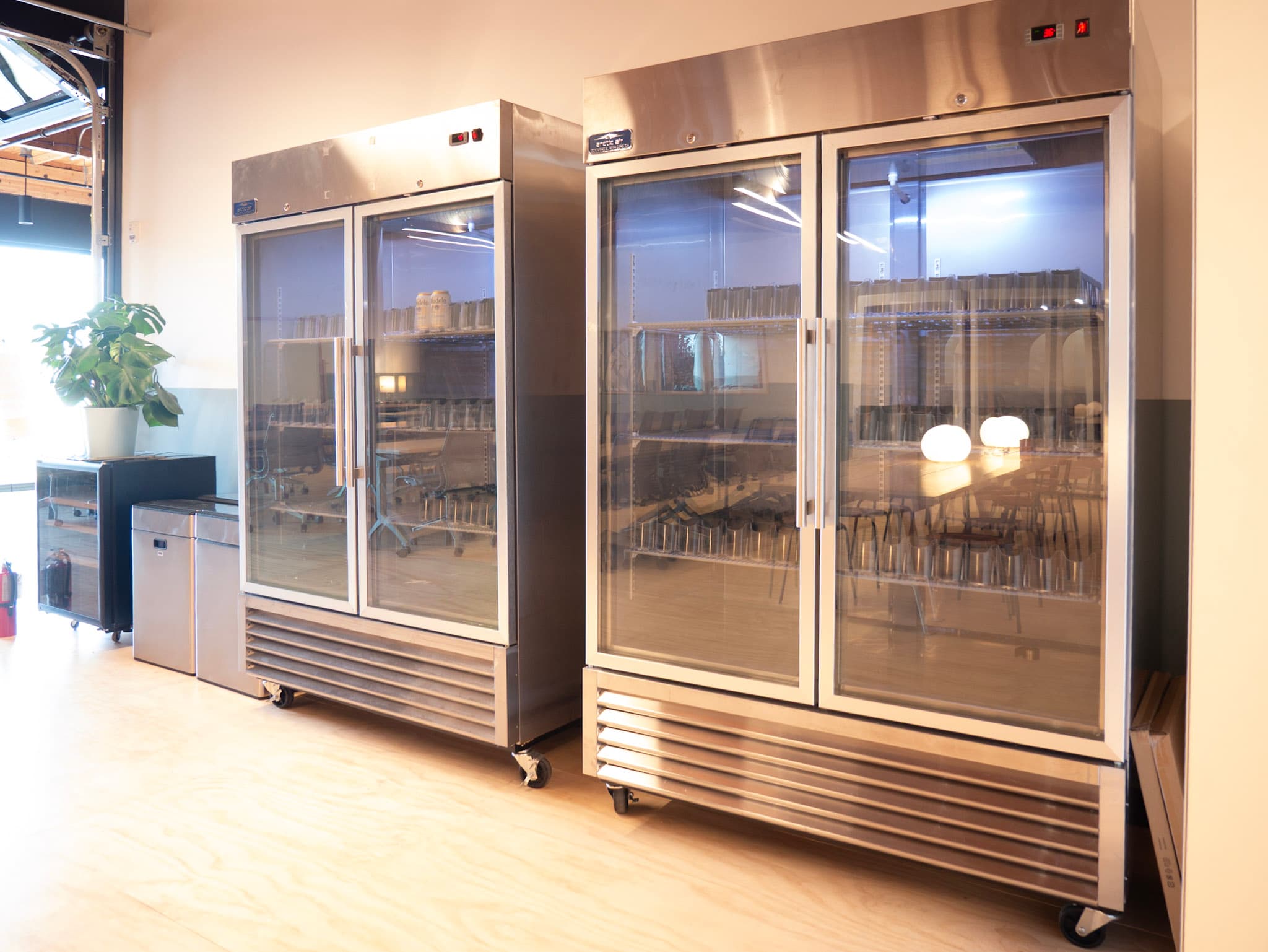 Fridges in training room Fridges in training room