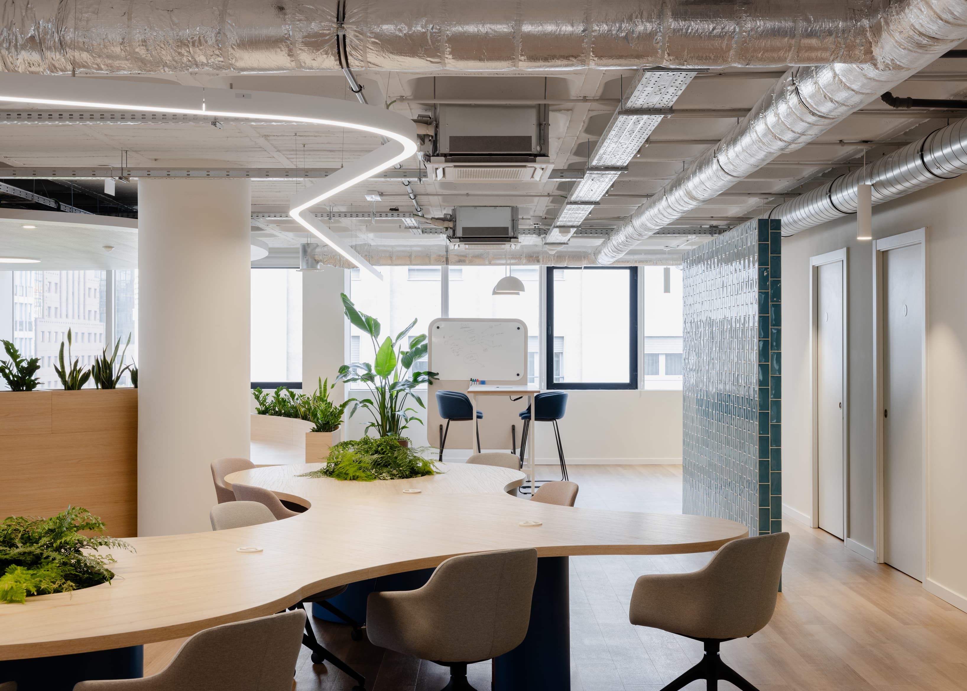 Hot Desks Area Hot Desks Area