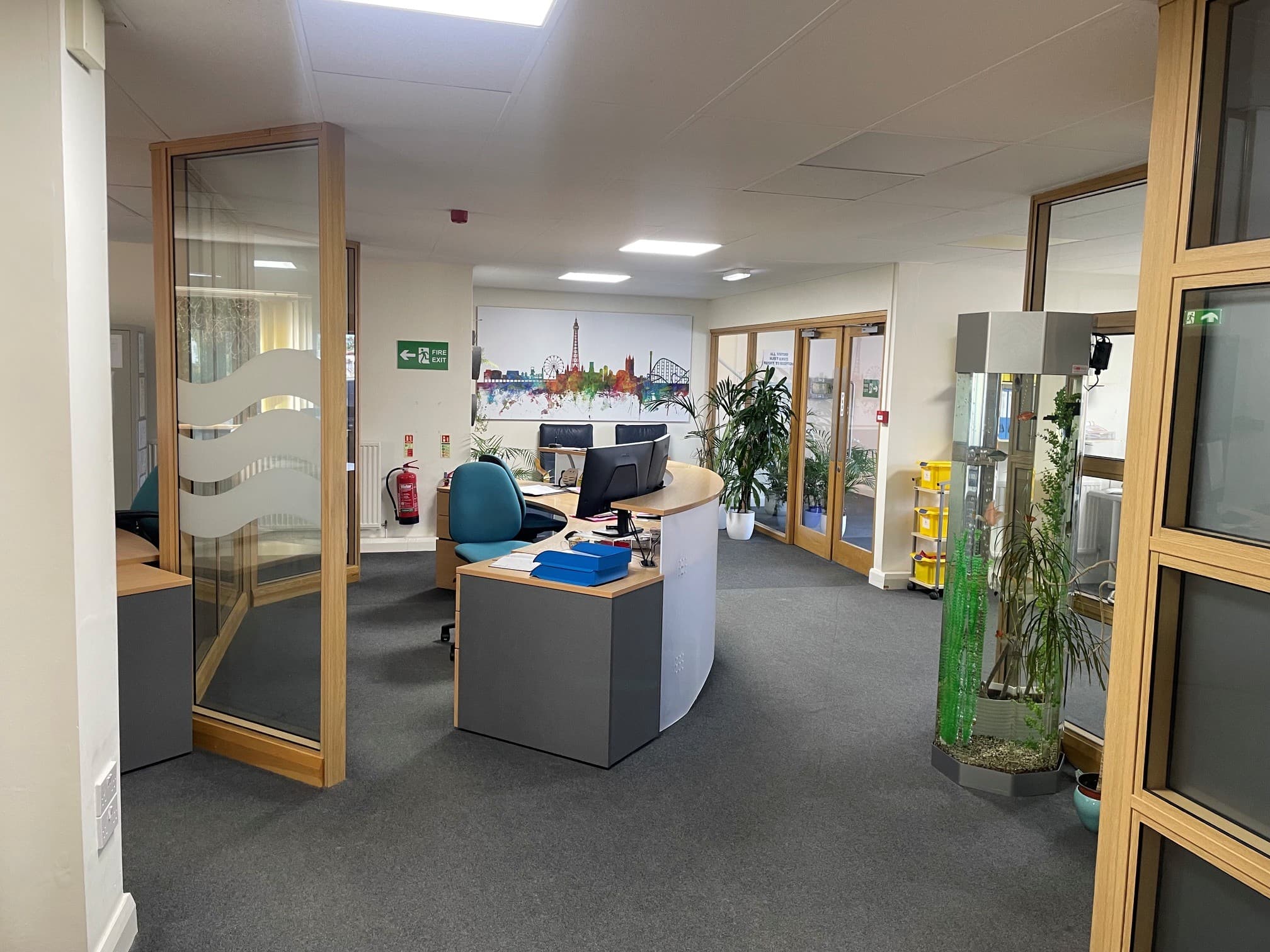 Reception area Reception area
