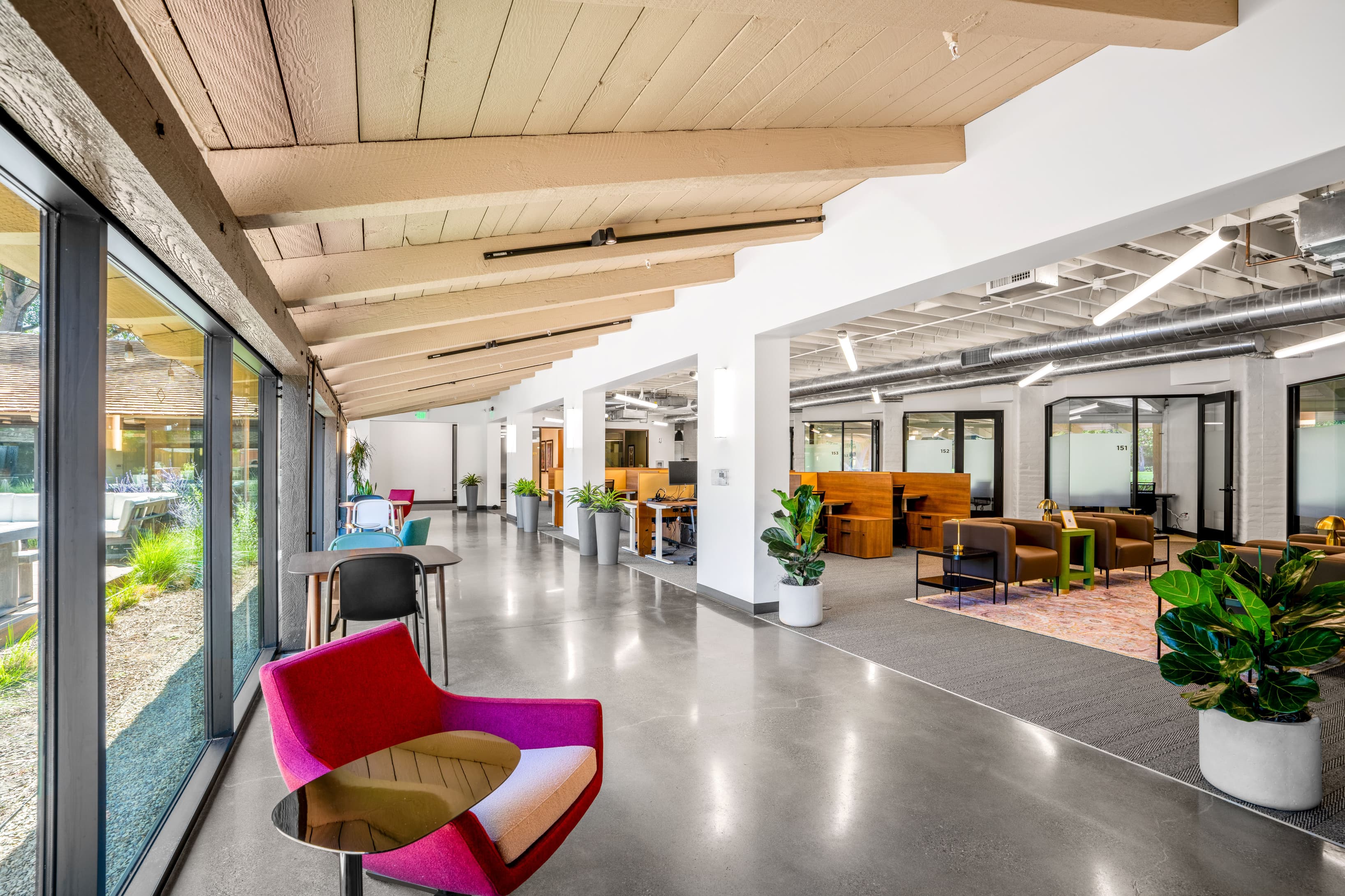 Coworking space, dedicated desks, & private offices Coworking space, dedicated desks, & private offices