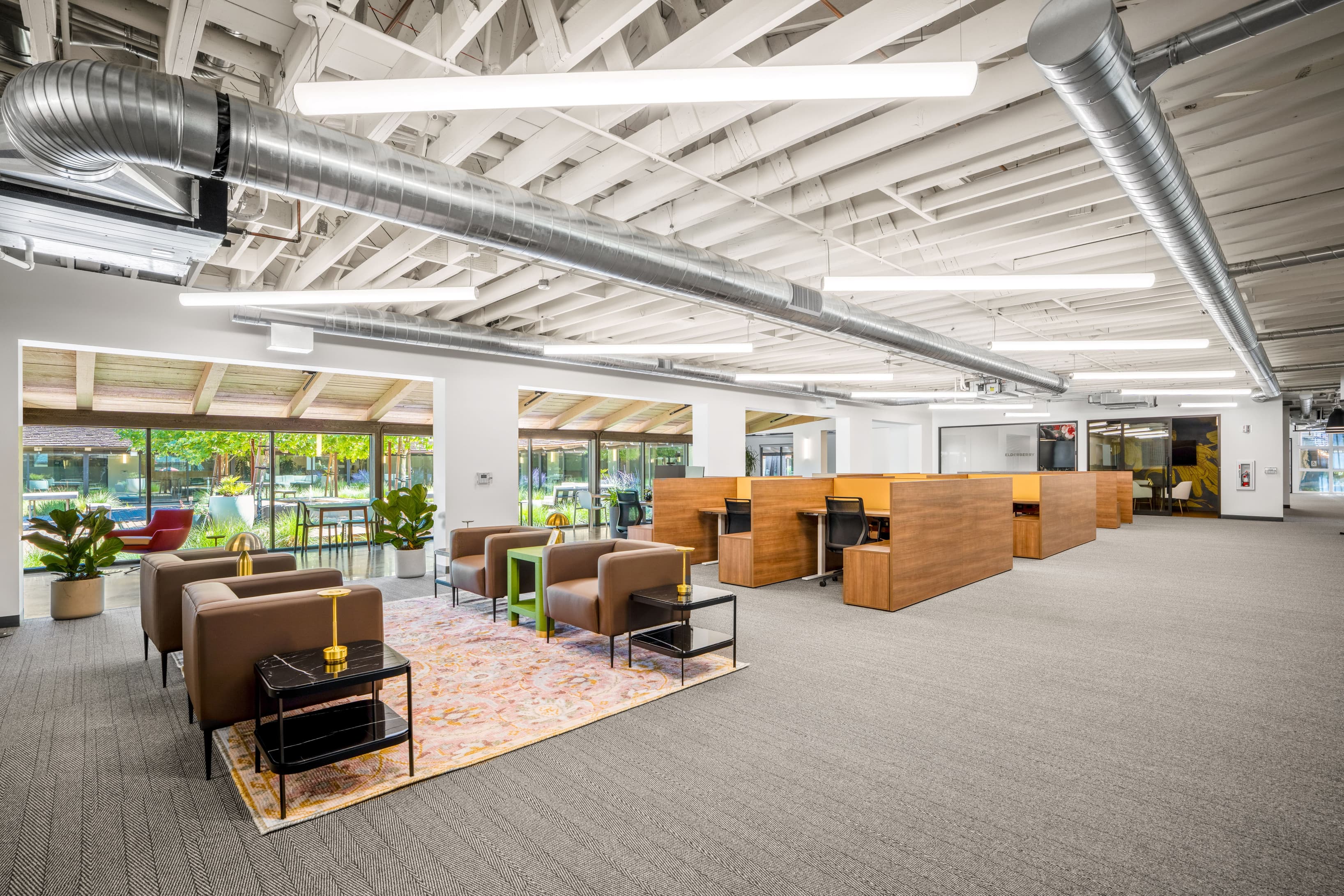 Coworking Area and Dedicated Desks Coworking Area and Dedicated Desks