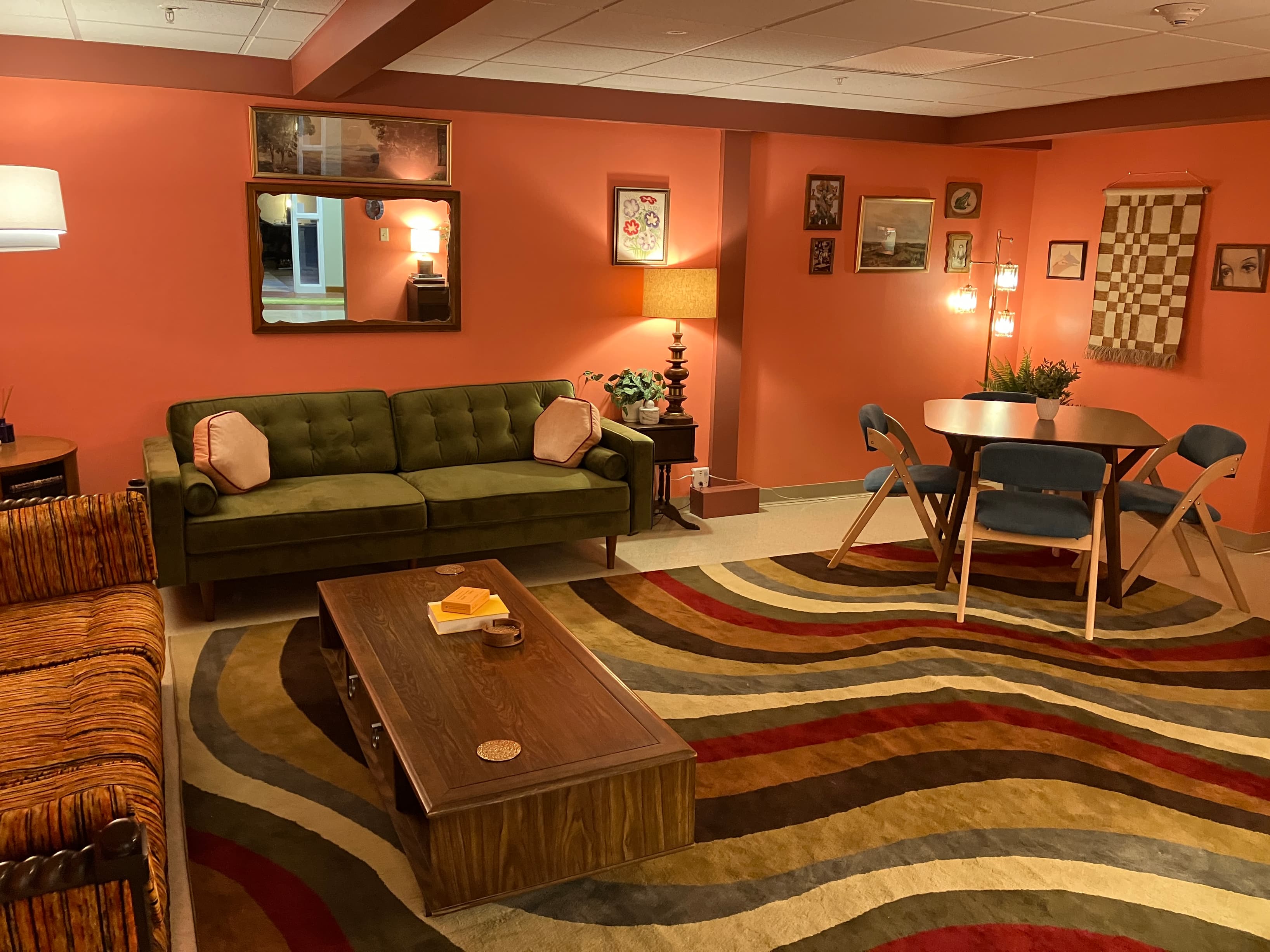 Our lounge coworking room for casual coffee-shop vibe work Our lounge coworking room for casual coffee-shop vibe work