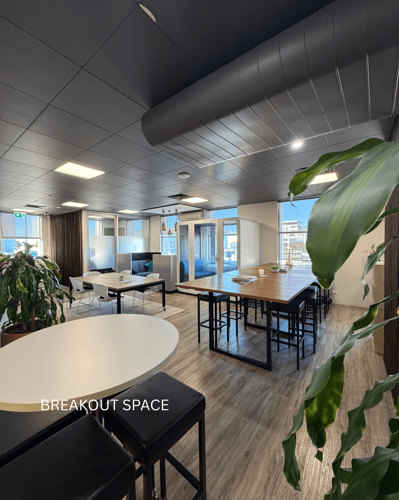 Breakout space - with our bookable Collab Pod Breakout space - with our bookable Collab Pod