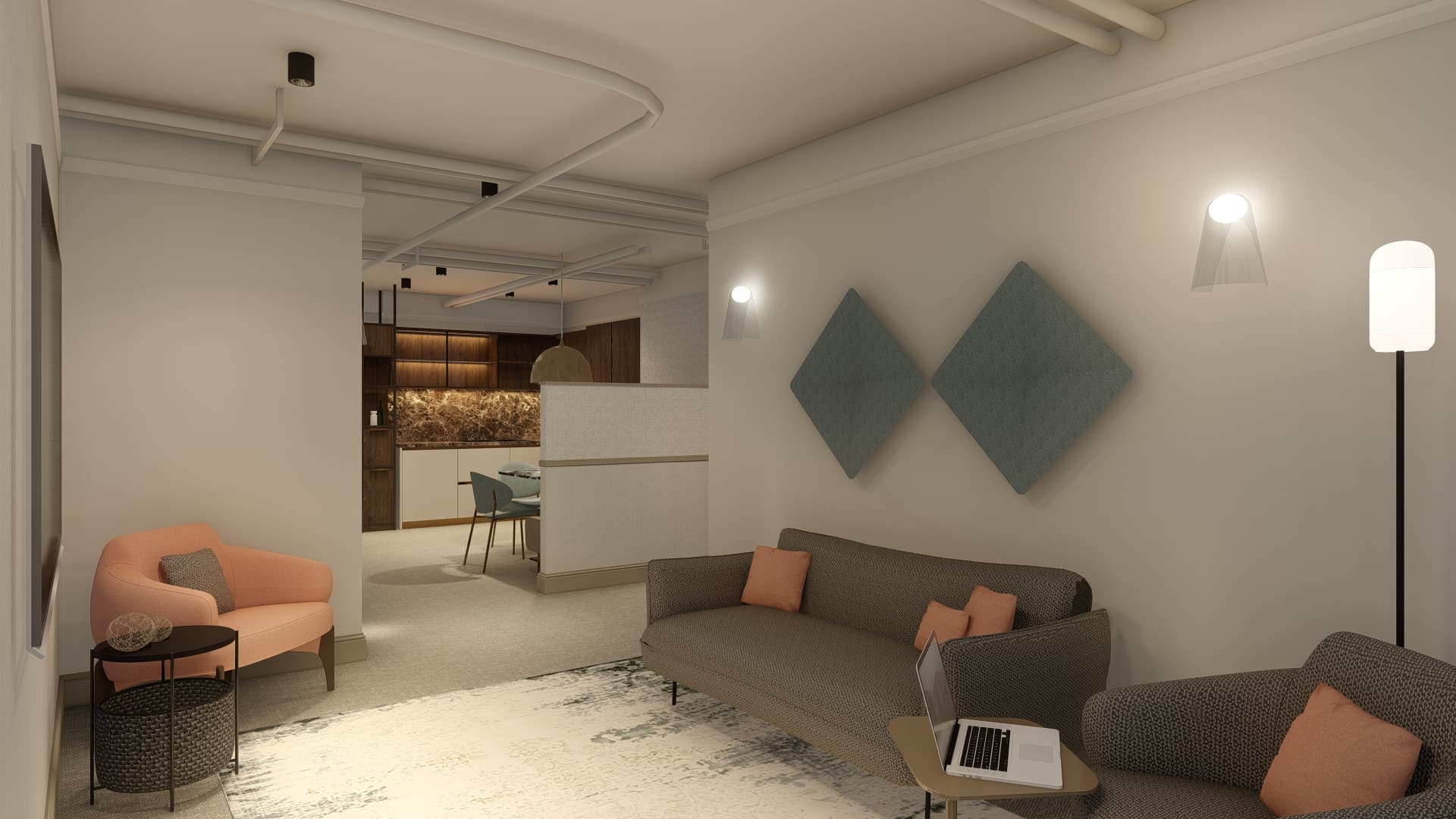 An intimate lounge space for members to enjoy An intimate lounge space for members to enjoy