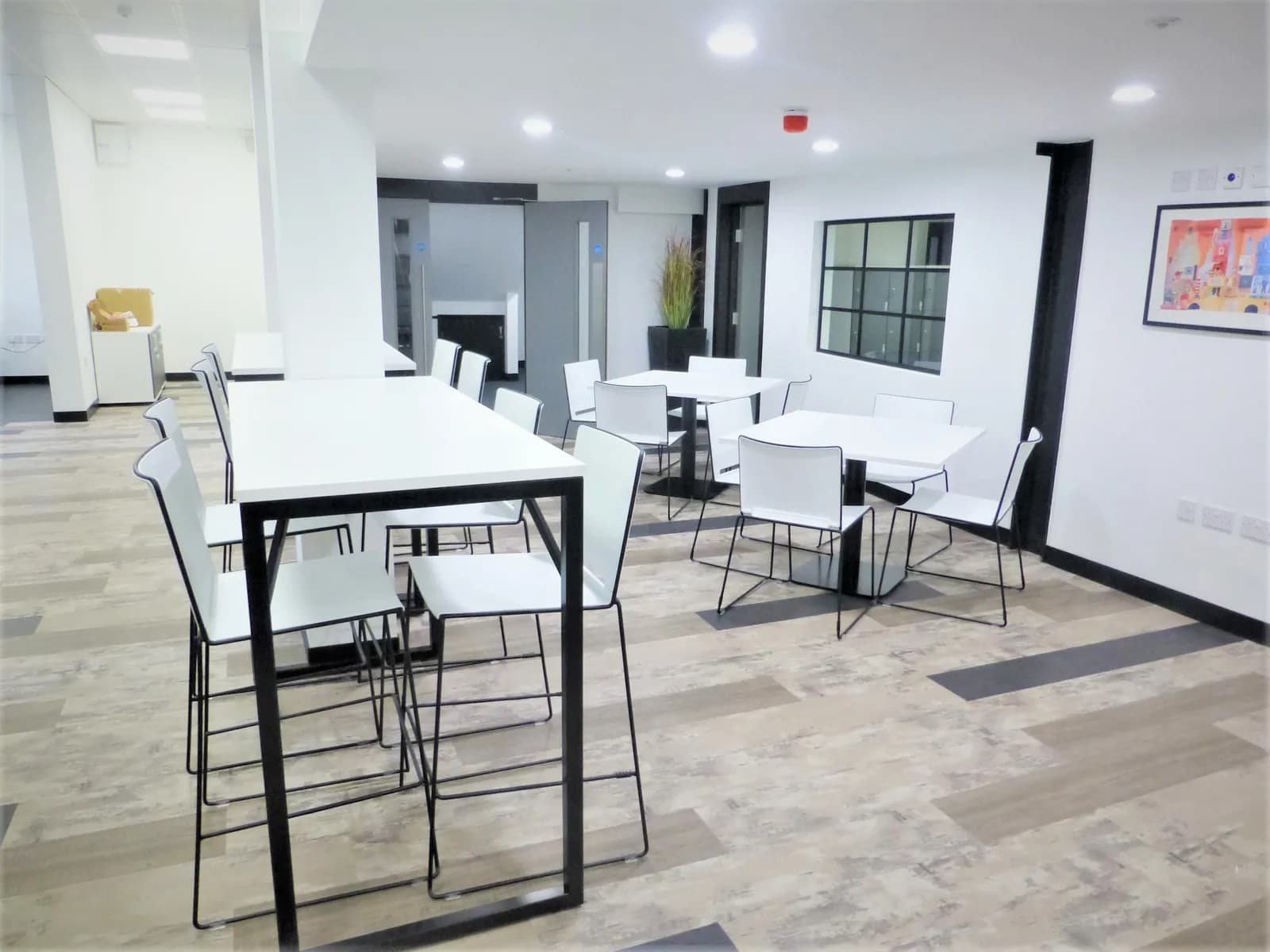 Havelock Hub ground floor breakout area Havelock Hub ground floor breakout area