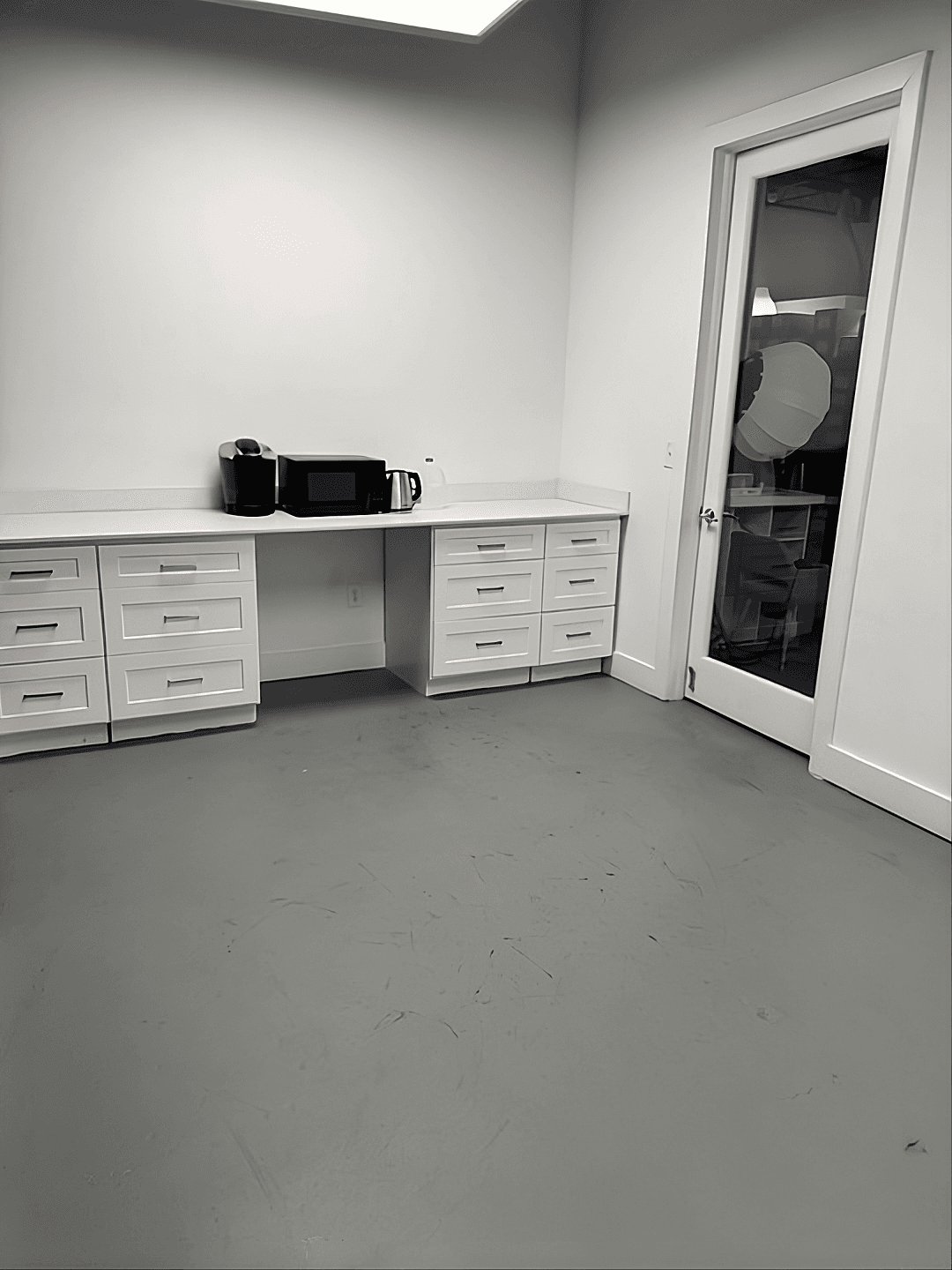 Private office available measuring 122 inches by 180 inches (approximately 10 ft x 15 ft), featuring beautiful built-in cabin Private office available measuring 122 inches by 180 inches (approximately 10 ft x 15 ft), featuring beautiful built-in cabin