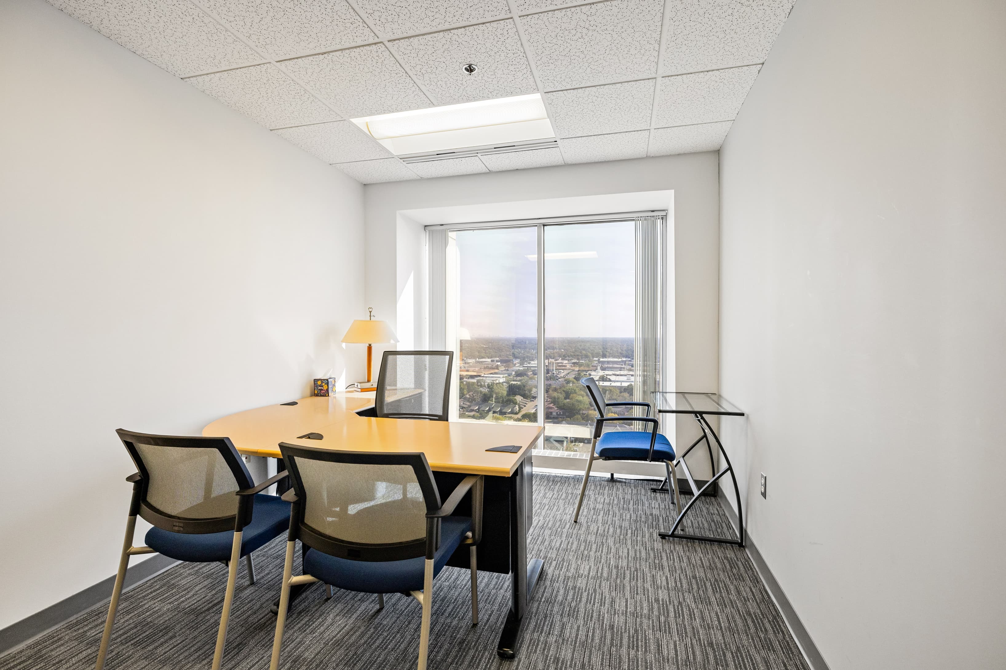 Exterior Private Offices on one side of the suite has windows have INCREDIBLE views of downtown Detroit. Exterior Private Offices on one side of the suite has windows have INCREDIBLE views of downtown Detroit.